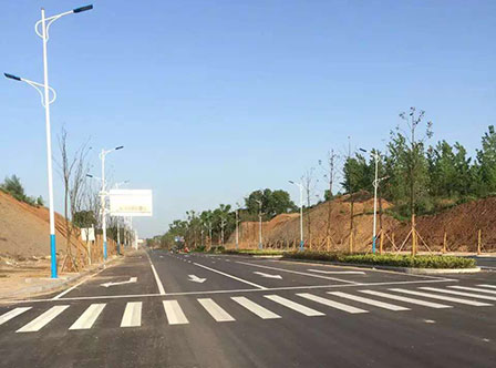 Zhuhai high railing road construction site